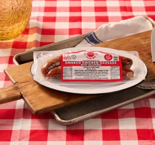 Smoked Chicken Sausage with Jalapenos